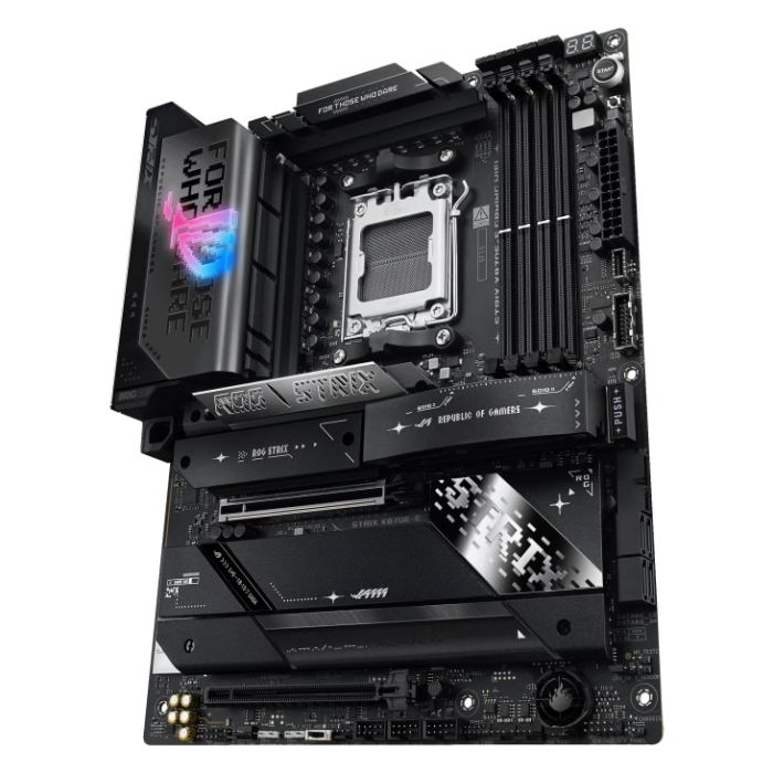 Материнcкая плата ASUS ROG STRIX X870E-E GAMING WIFI sAM5 X870E 4xDDR5 M.2 HDMI WiFi BT ATX