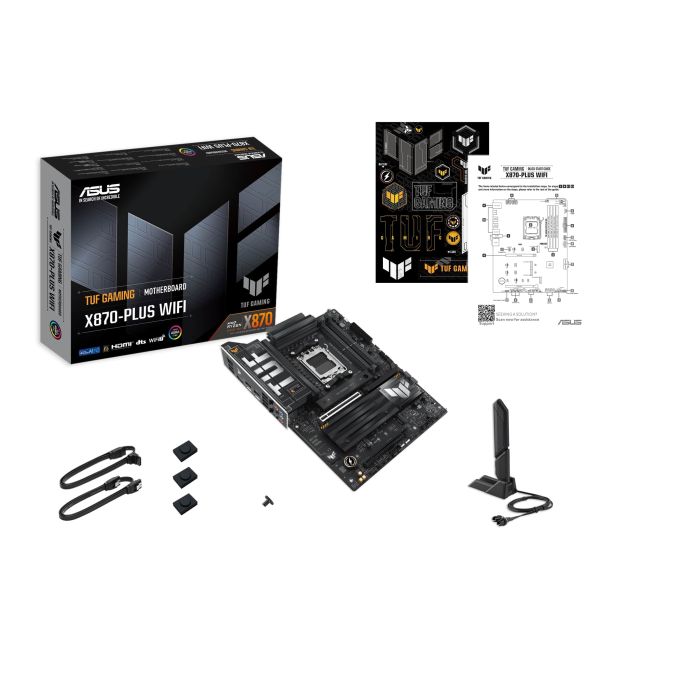 Материнcкая плата ASUS TUF GAMING X870-PLUS WIFI sAM5 X870 4xDDR5 M.2 HDMI WiFi BT ATX