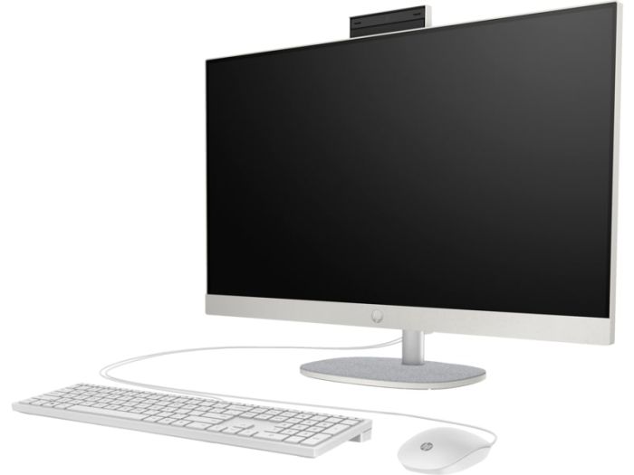 HP AiO All-in-One 27" FHD IPS AG, Intel i5-1335U, 16GB, F512GB, UMA, WiFi, kb+m, DOS, white