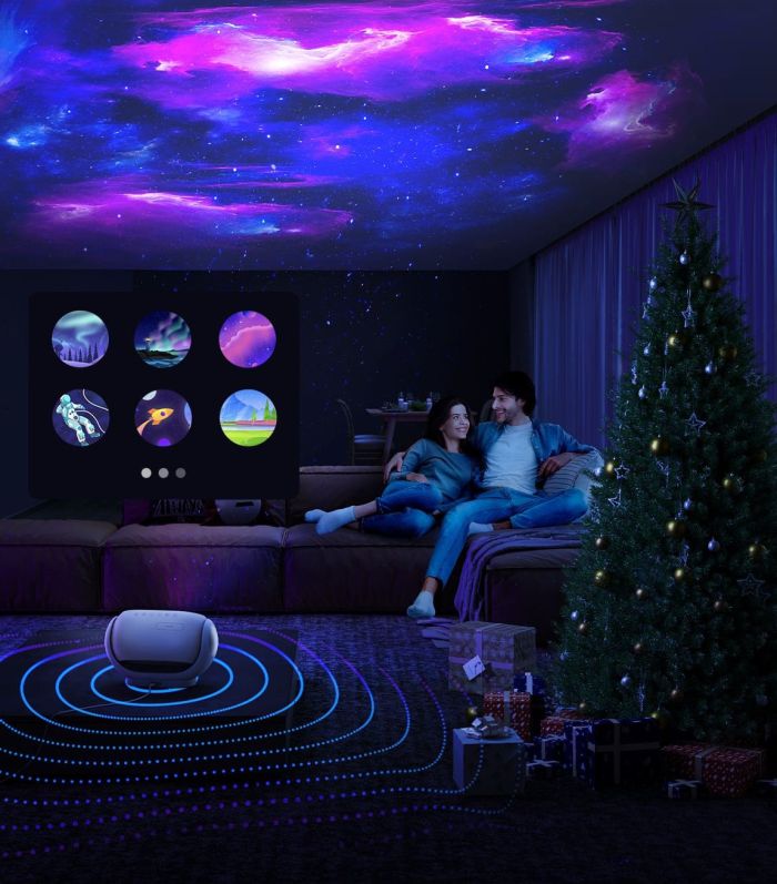 Звездный проектор Govee H6092 Galaxy Star Projector, RGB, WI-FI/Bluetooth, Белый