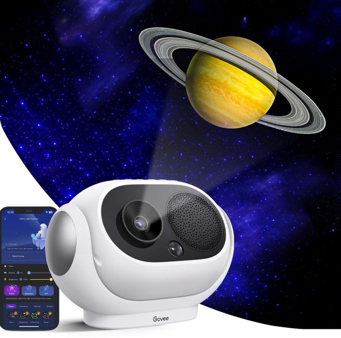 Звездный проектор Govee H6092 Galaxy Star Projector, RGB, WI-FI/Bluetooth, Белый