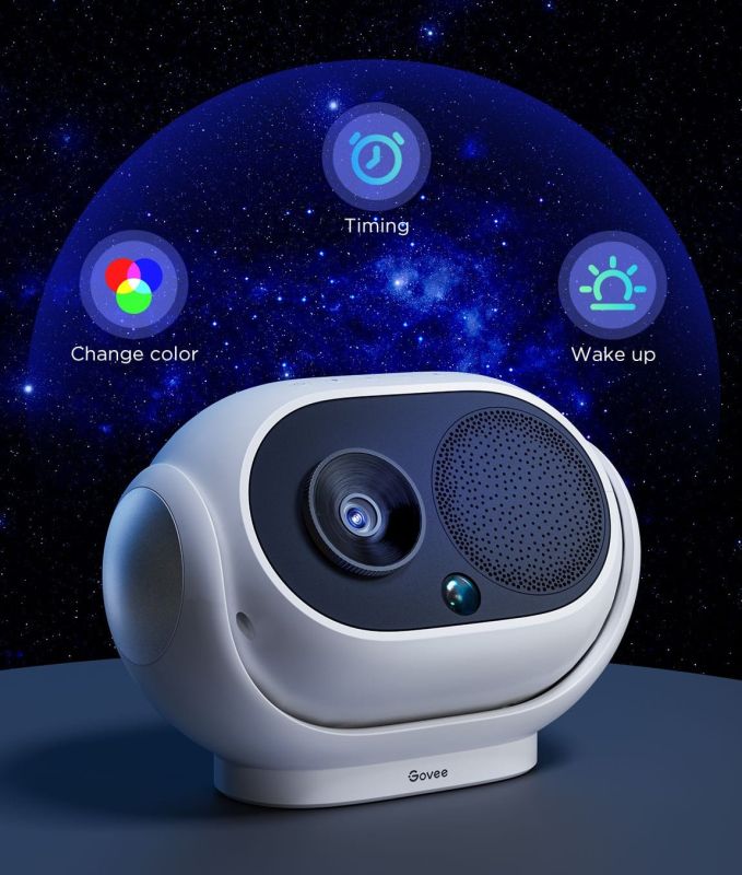 Звездный проектор Govee H6092 Galaxy Star Projector, RGB, WI-FI/Bluetooth, Белый