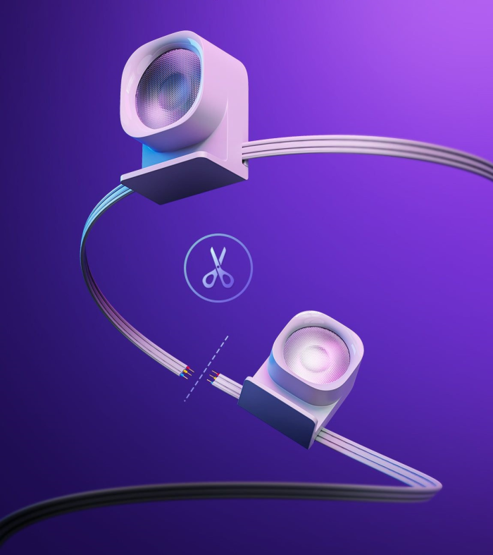 Лента светодиодная умная Govee H608A String Downlights, 5м, RGBIC, WI-FI/Bluetooth, Белый