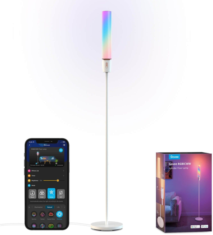 Govee RGBICWW Cylinder Floor Lamp