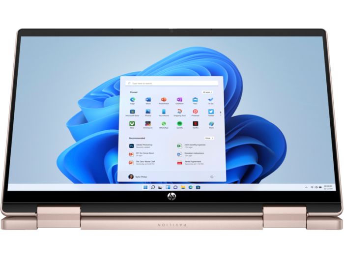 HP Notebook Pavilion x360 14-ek2003ua 14" FHD IPS Touch, Intel 5-120U, 16GB, F512GB, UMA, DOS, pale rose gold