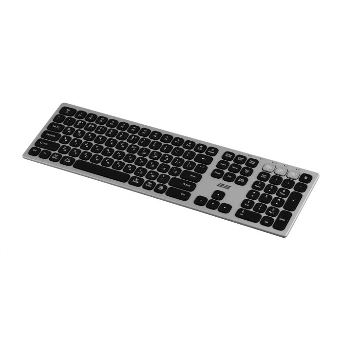2E Keyboard membrane KS270 109key, WL/BT, EN/UK, grey-black