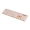 2E Keyboard membrane KS270 109key, WL/BT, EN/UK, pink-white