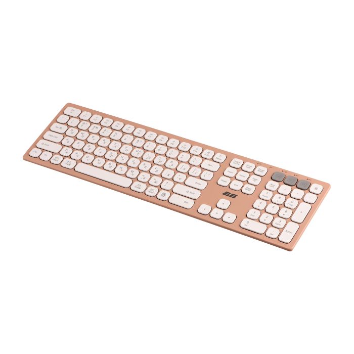 2E Keyboard membrane KS270 109key, WL/BT, EN/UK, pink-white