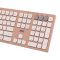 2E Keyboard membrane KS270 109key, WL/BT, EN/UK, pink-white