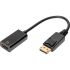 DIGITUS Adapter DisplayPort > HDMI (M/F), Ultra HD, black