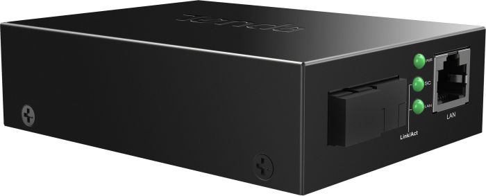 Медиаконвертер TENDA  1xFE, 1x100BaseFX, SM, WDM, 20км, SC Tenda TFC100B