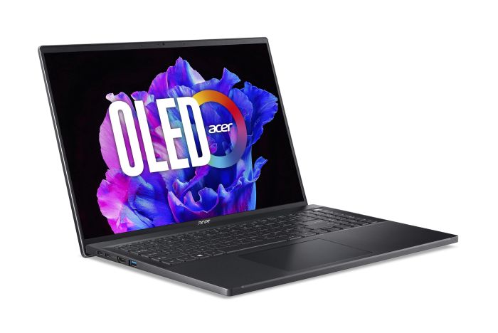 Acer Notebook Swift Go 16 SFG16-71 16" 3.2K OLED, Intel i5-13420H, 16GB, F512GB, UMA, Win11, black