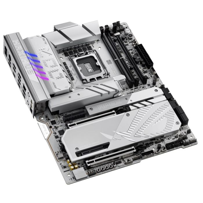 Материнcкая плата ASUS ROG MAXIMUS Z890 APEX s1851 Z890 2xDDR5 M.2 Thunderbolt DP Wi-Fi BT ATX белый