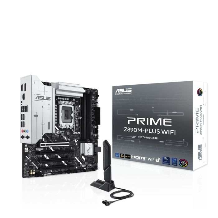 Материнcкая плата ASUS PRIME Z890M-PLUS WIFI s1851 Z890 4xDDR5 M.2 HDMI DP Wi-Fi BT mATX