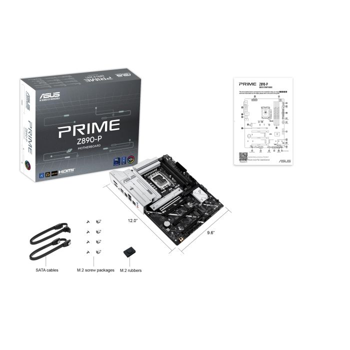 Материнcкая плата ASUS PRIME Z890-P s1851 Z890 4xDDR5 M.2 HDMI DP ATX
