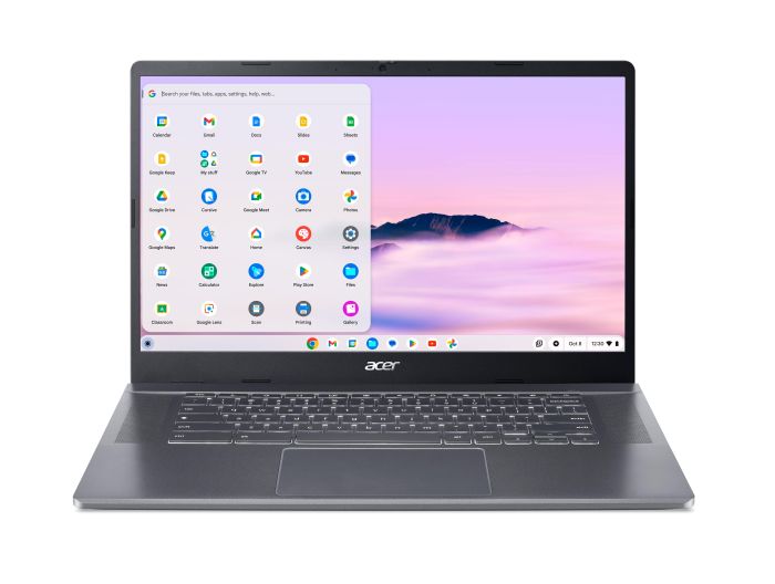 Acer Chromebook Plus CB515-2H 15" FHD IPS, Intel i5-1235U, 16GB, F512GB, UMA, ChromeOS, Steel Gray