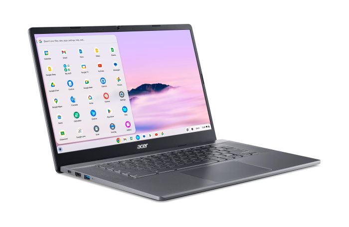 Acer Chromebook Plus CB515-2H 15" FHD IPS, Intel i5-1235U, 16GB, F512GB, UMA, ChromeOS, Steel Gray