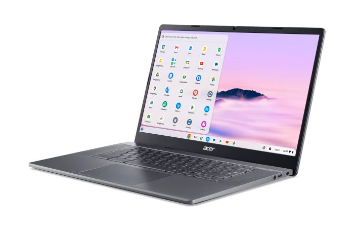 Acer Chromebook Plus CB515-2H 15" FHD IPS, Intel i5-1235U, 16GB, F512GB, UMA, ChromeOS, Steel Gray