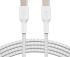 Belkin сable USB-C > USB-C charge/data, 2m, 60W, Type-C, BRAIDED, white