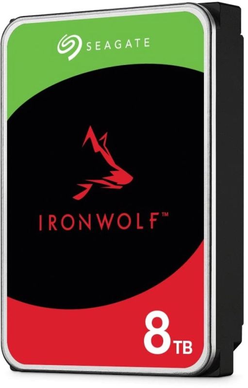 Seagate  8TB 3.5" 7200 256MB SATA IronWolf