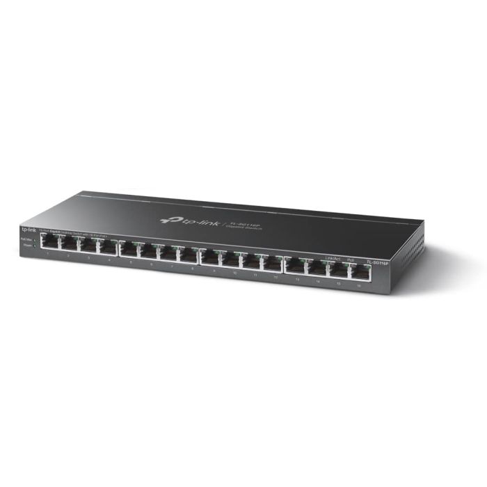 TP-LINK Switch  16xGE (16xPoE), 120W, Unmanageable TP-Link TL-SG116P