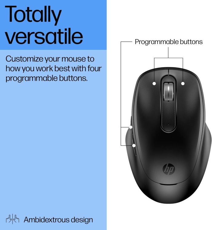 HP Mouse 510 Ultra-Fast Rechargeable, WL, black