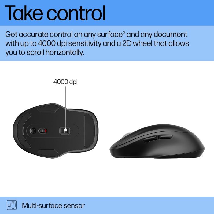 HP Mouse 510 Ultra-Fast Rechargeable, WL, black
