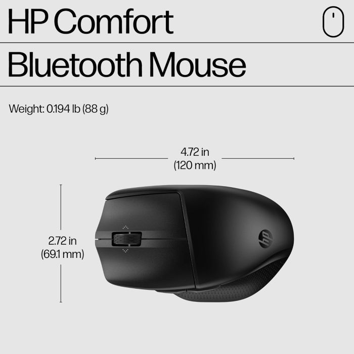 HP Mouse 480 Comfort, BT, black