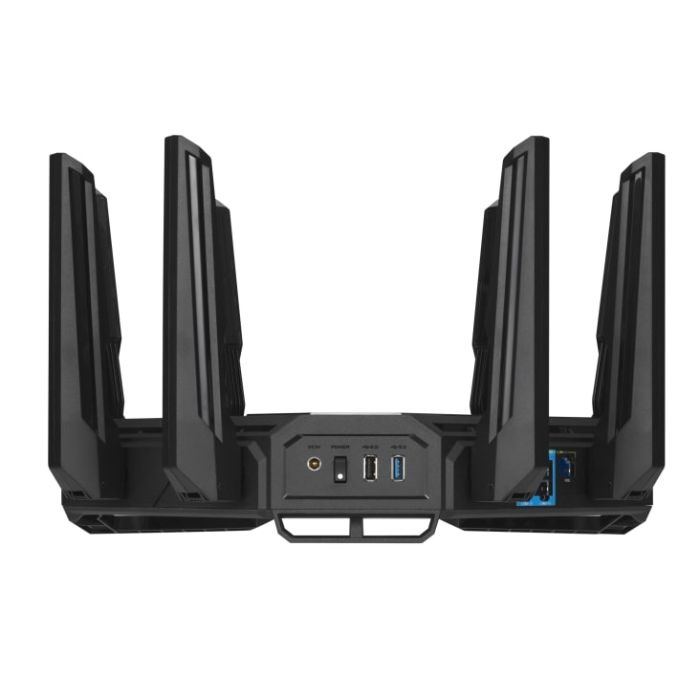 ASUS Router GT-BE19000 BE-19000 1x10GE LAN, 3x2.5GE LAN, 1x10GE WAN/LAN, 1x2.5GE WAN/LAN, 1xUSB3.2, 1xUSB2.0, MESH