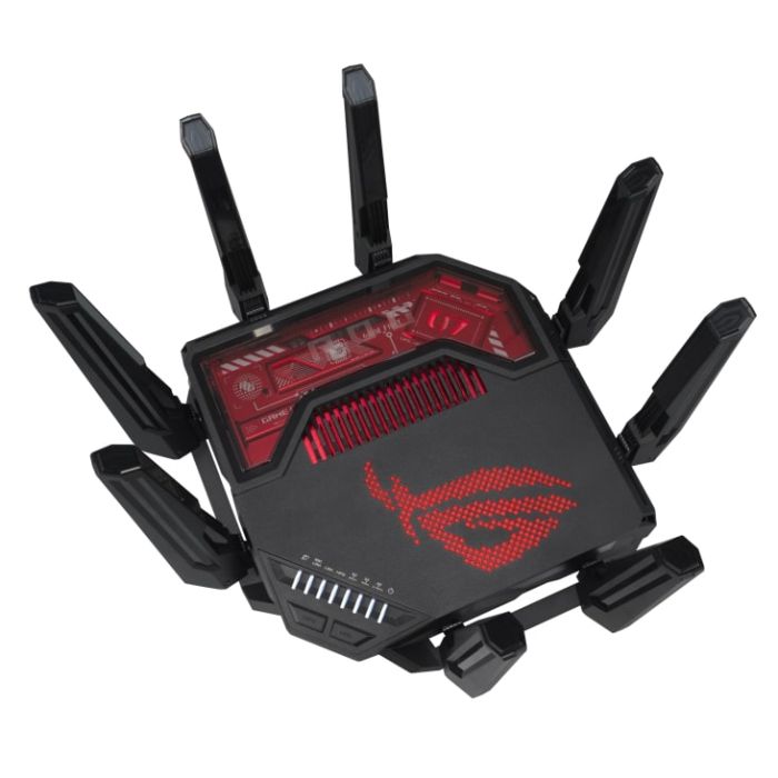 ASUS Router GT-BE19000 BE-19000 1x10GE LAN, 3x2.5GE LAN, 1x10GE WAN/LAN, 1x2.5GE WAN/LAN, 1xUSB3.2, 1xUSB2.0, MESH