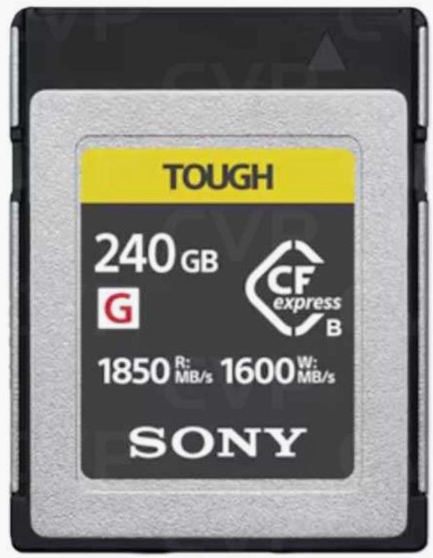 Карта памяти Sony CFexpress Type B 240GB R1850/W1600MB/s Tough