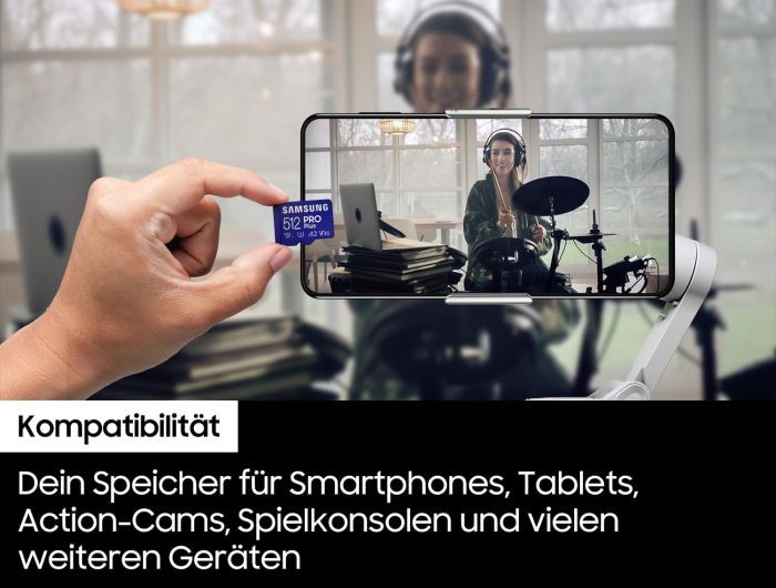 Карта пам'яті Samsung microSD  128GB C10 UHS-I R180MB/s PRO Plus