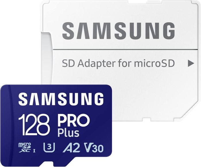 Карта пам'яті Samsung microSD  128GB C10 UHS-I R180MB/s PRO Plus
