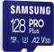 Карта пам'яті Samsung microSD  128GB C10 UHS-I R180MB/s PRO Plus
