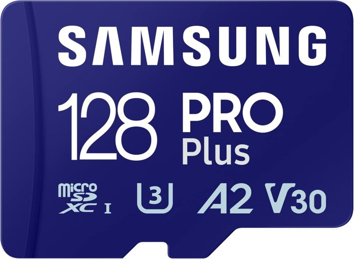 Карта пам'яті Samsung microSD  128GB C10 UHS-I R180MB/s PRO Plus