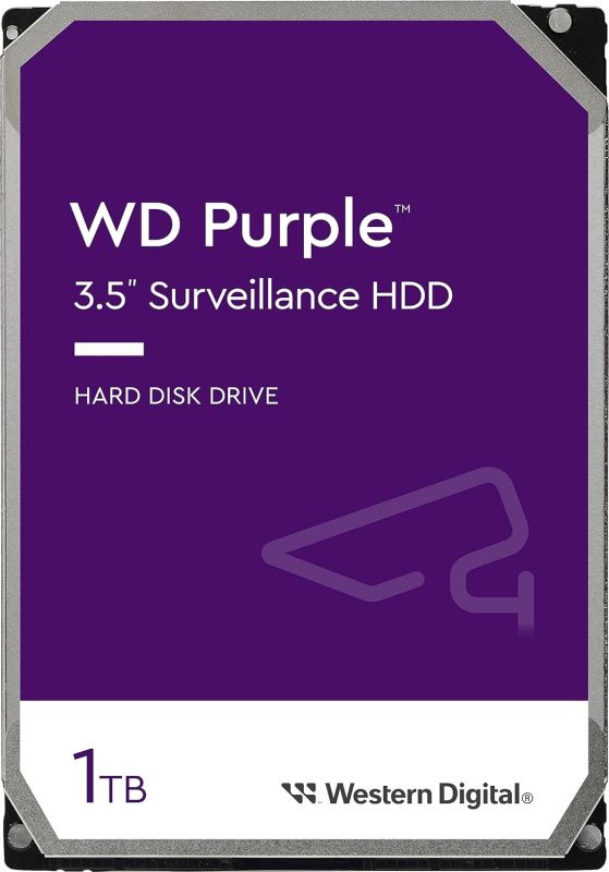 Жесткий диск WD  1TB 3.5" 5400 64MB SATA Purple Surveillance