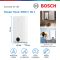 Electric water heater BOSCH flat slim Tronic 3500, 50 l, 1.5 kW, uni installation, electric control, B, white