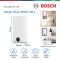 Electric water heater BOSCH flat slim Tronic 4500, 50 l, 1.5 kW, uni installation, electric control, B, white