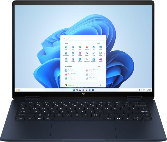 HP Notebook ENVY x360 14-fc0010ua 14" 2.8K OLED Touch, Intel U5-125U, 16GB, F1024GB, UMA, Win11, blue