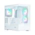 Zalman Computer case P30 White V2, without PSU, 1xUSB3.0, 1хUSB Type-C, 3x120mm ARGB, TG Front/Side Panel, mATX, White