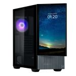 Корпус Zalman Z10 DS, без БЖ, 2xUSB3.0, 1хUSB Type-C, 2х120мм, 1x120мм ARGB, TG Side Panel, ATX, Monitor, чорний