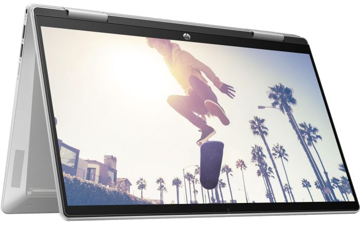 Ноутбук HP Pavilion x360 14-ek2005ua 14" FHD IPS Touch, Intel 5-120U, 16GB, F512GB, UMA, DOS, серебристый