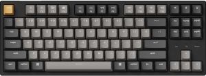 Клавиатура механическая Keychron C1 Pro 87Key, K pro Red, USB-A, QMK/VIA, Hot-swap, EN/UKR, RGB, черный
