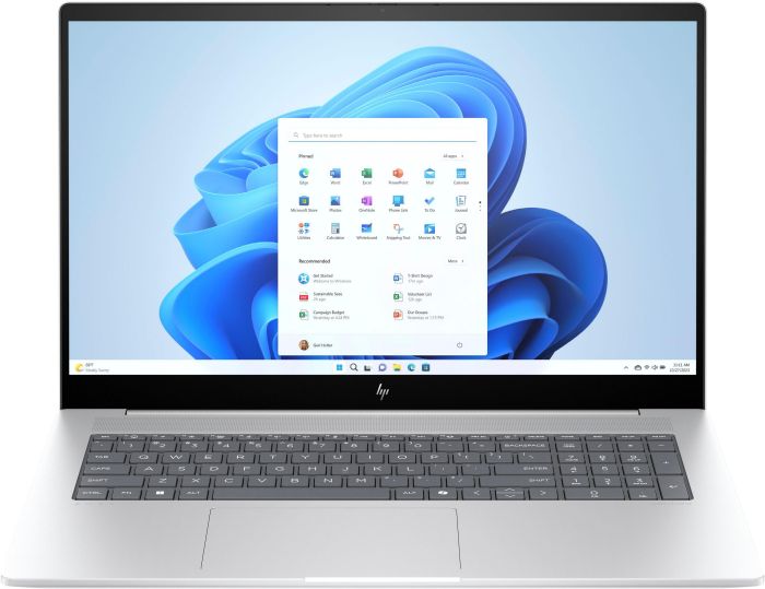 Ноутбук HP ENVY 17-da0004ua 17.3" FHD IPS Touch, Intel U5-125U, 32GB, F1024GB, UMA, Win11, серебристый