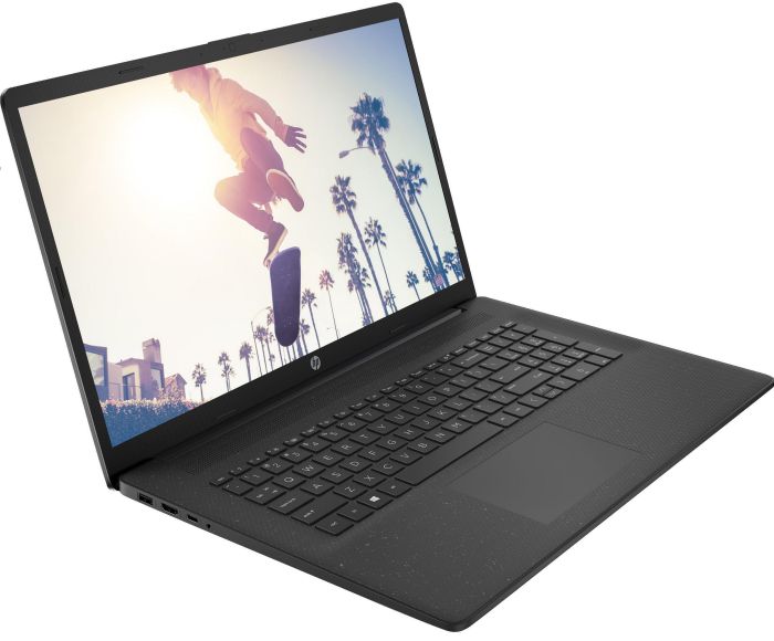 Ноутбук HP 17-cp2018ua 17.3" FHD IPS AG, AMD R5-7520U, 16GB, F1024GB, UMA, DOS, черный