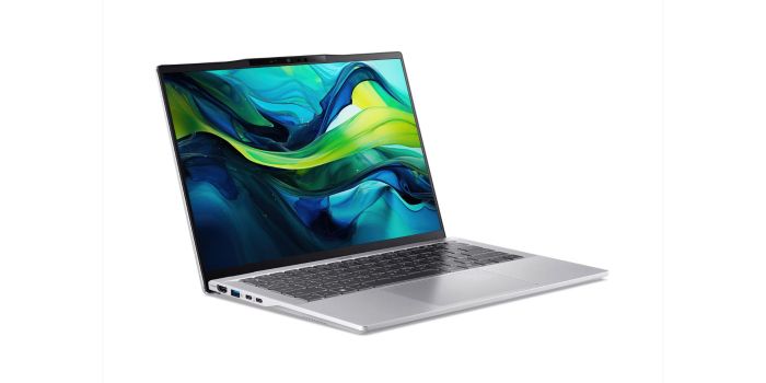 Ноутбук Acer Swift 14 AI SF14-61T 14" WUXGA IPS, AMD R9-365, 16GB, F512GB, UMA, Win11, серебристый