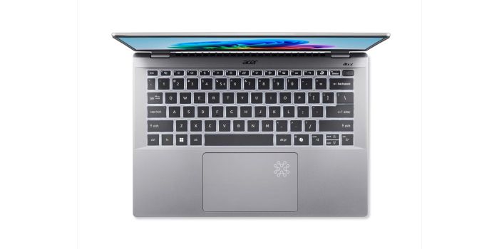 Ноутбук Acer Swift 14 AI SF14-61T 14" WUXGA IPS, AMD R9-365, 16GB, F512GB, UMA, Win11, серебристый