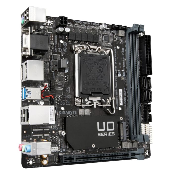 Материнська плата GIGABYTE  s1700 H610 2xDDR5 M.2 HDMI D-Sub ATX Gigabyte H610I