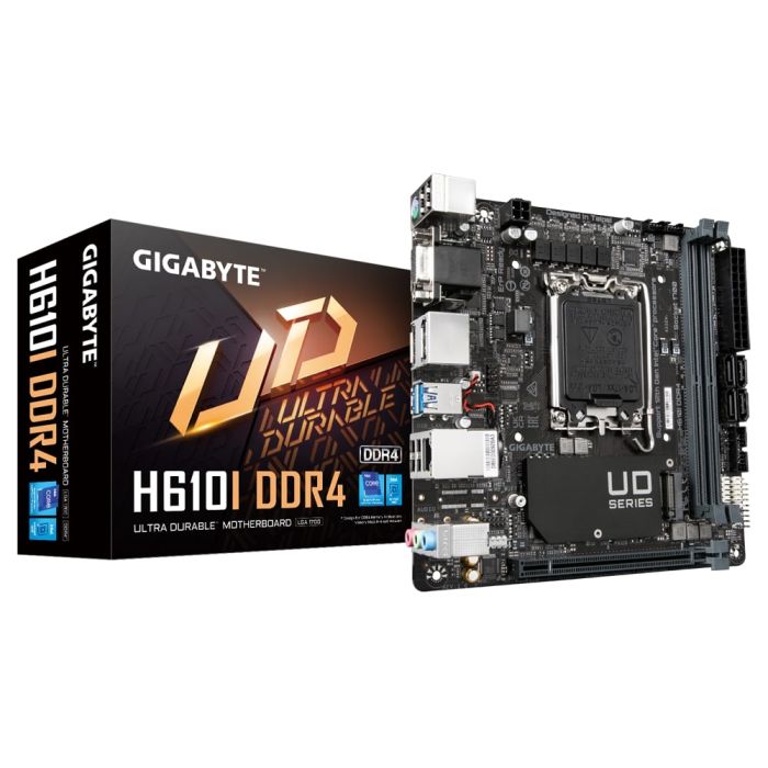 Материнська плата GIGABYTE  s1700 H610 2xDDR5 M.2 HDMI D-Sub ATX Gigabyte H610I