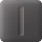 Кнопка для одноклавішного вимикача димера Ajax SoloButton Dimmer 1-gang 2-way for LightSwitch, Jeweler, бездротовий, grey